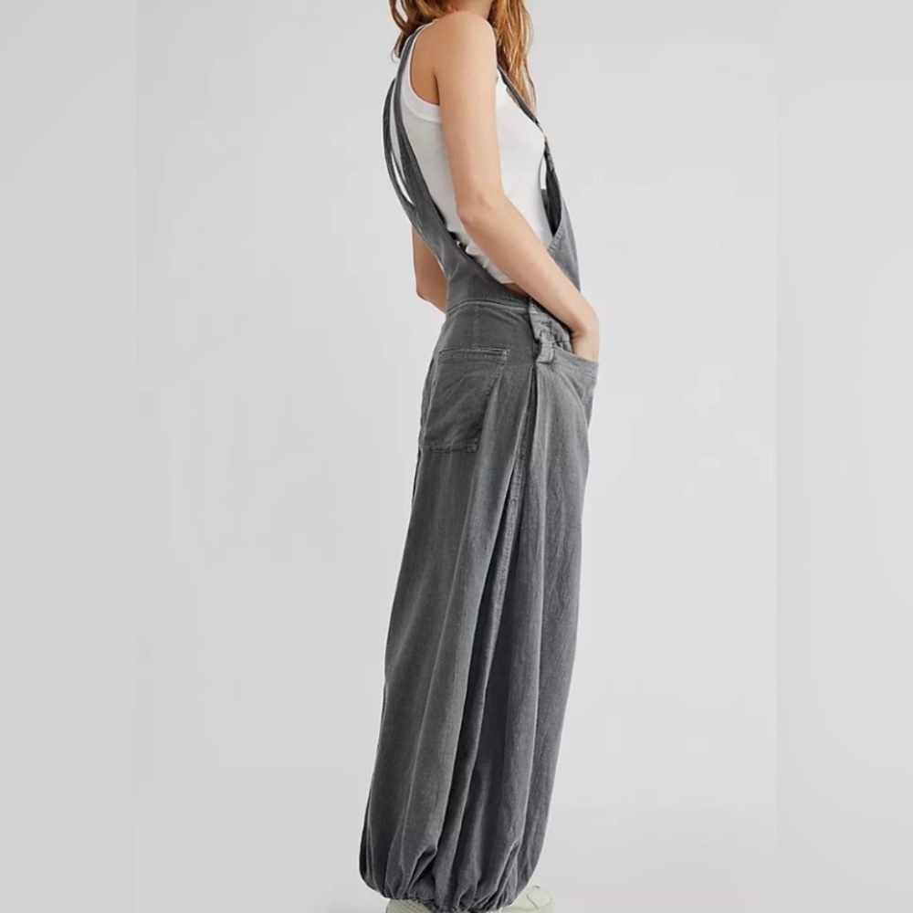 Free People Follow The Sun Overalls - Picture 3 of 5